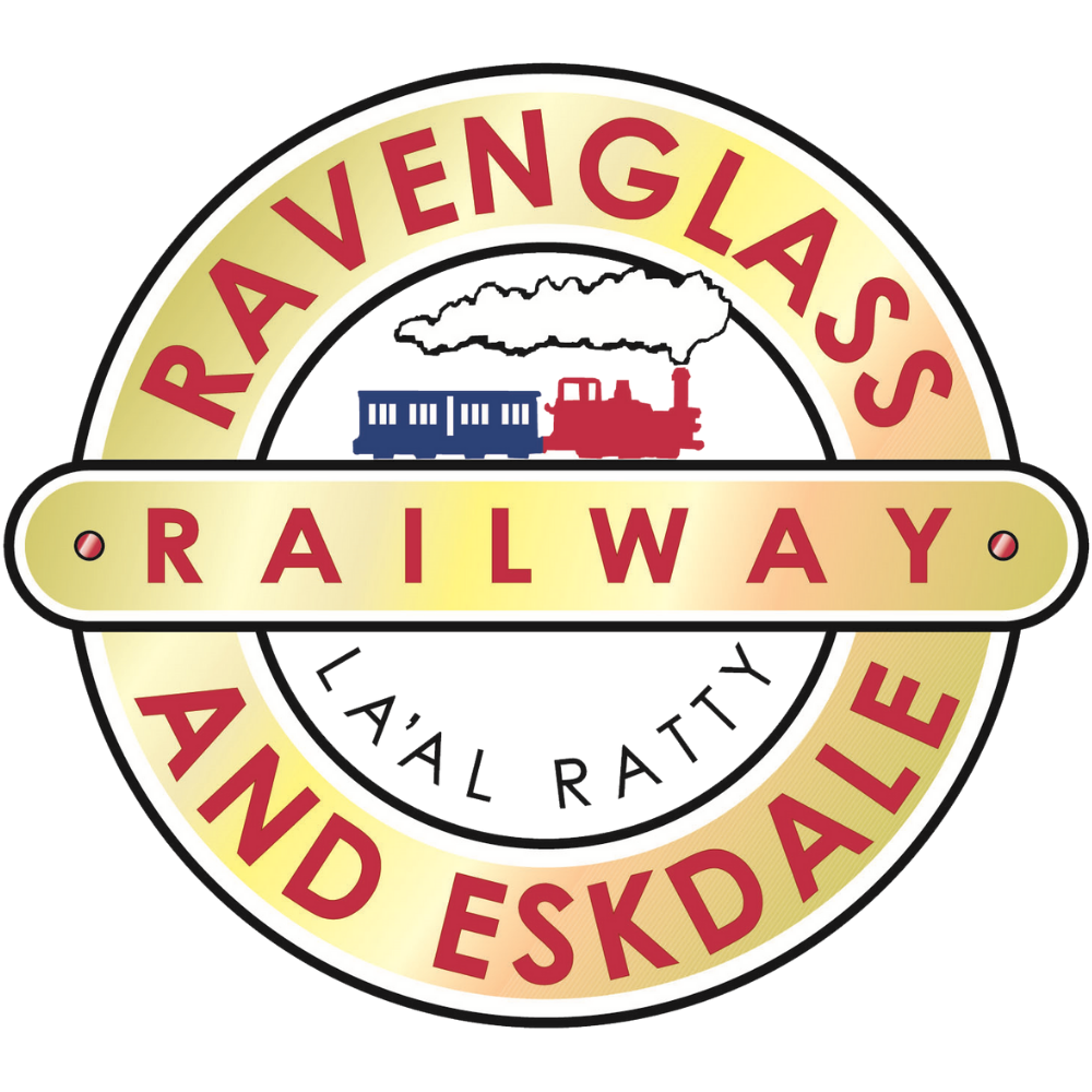 Raven Glass And Eskdale Railway Logo